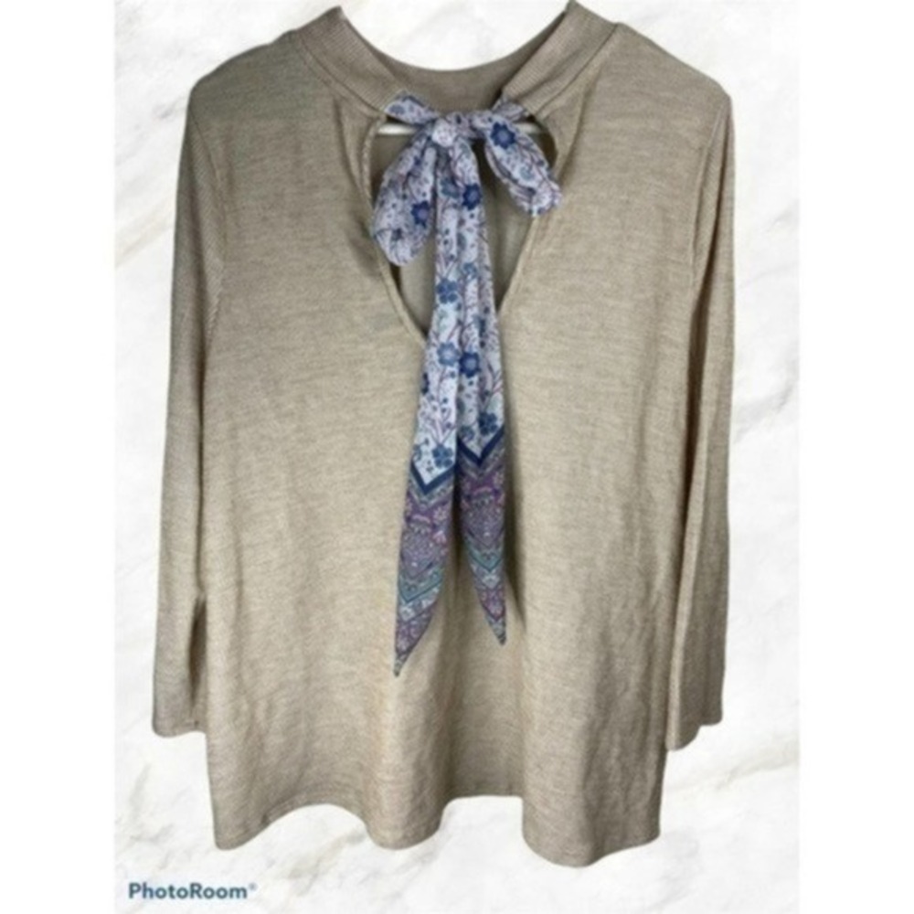 Francesca’s long sleeve Bow tie back